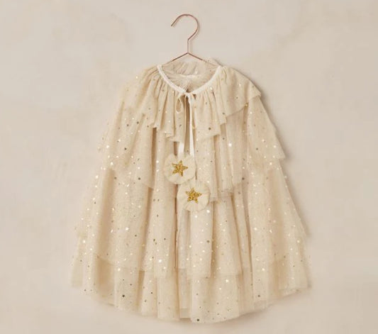 TULLE CAPE | CHAMPAGNE STARS