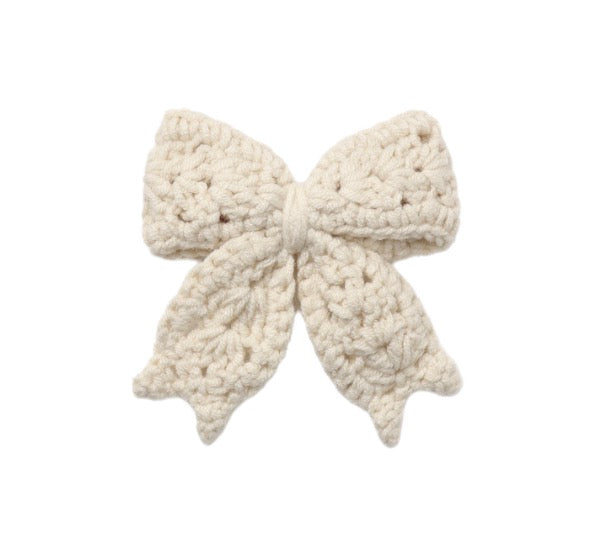 CROCHET BOW NATURAL