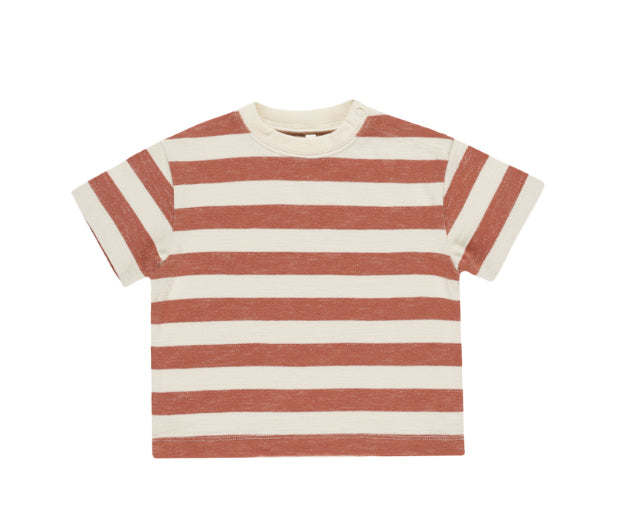 Relaxed Tee Poppy Stripe