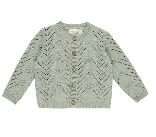 Knit Cardigan || Sage