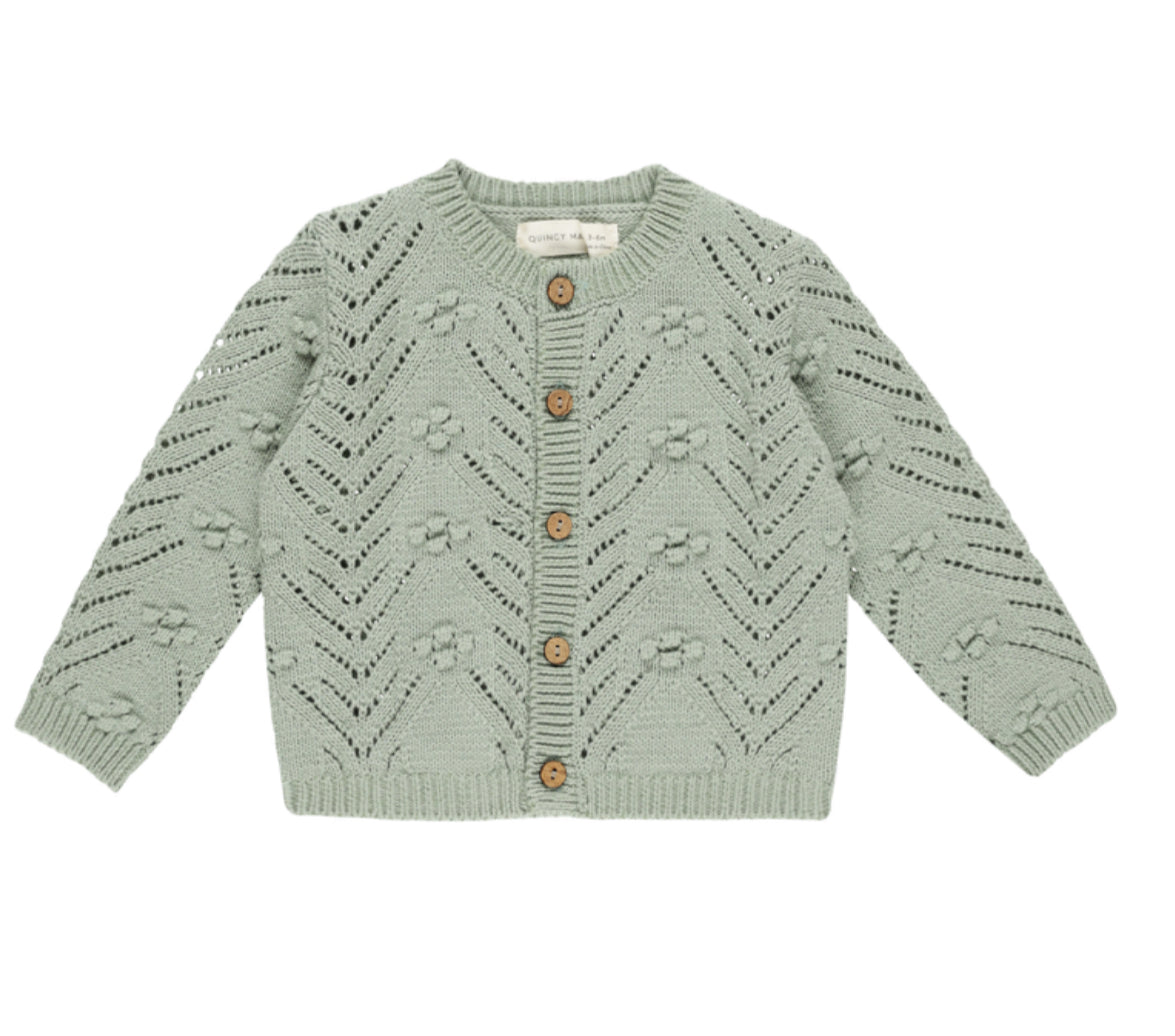 Knit Cardigan || Sage