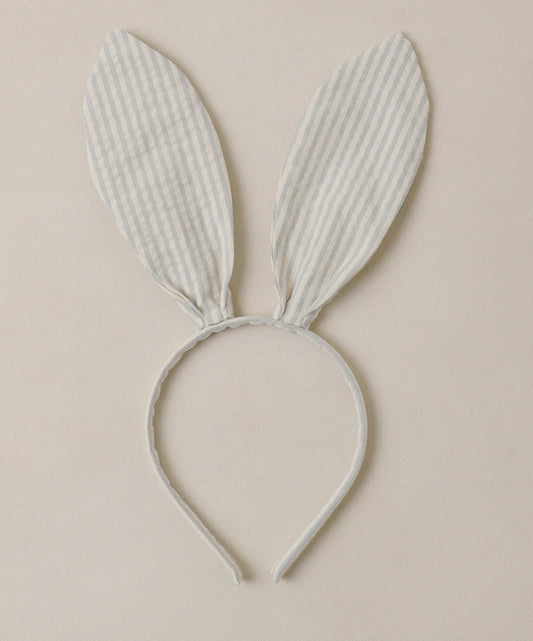 BUNNY HEADBAND SKY STRIPE SEERSUCKER