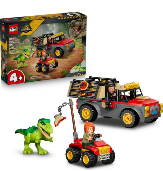 LEGO JURASSIC WORLD Young T. rex Transport Truck