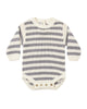 REX ROMPER SLATE STRIPE