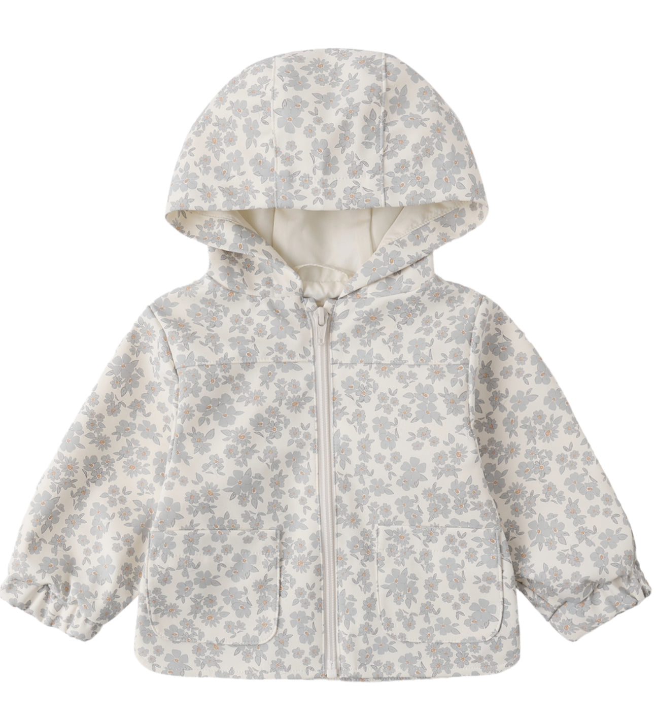 RAIN COAT BLUE FLORAL