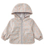 RAIN COAT BLUE PLAID