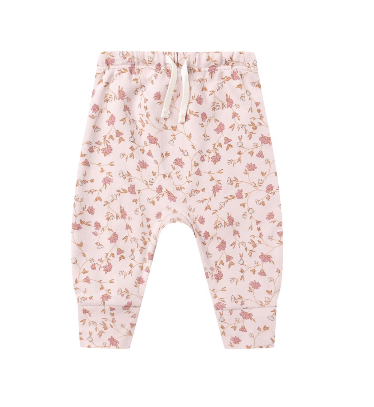 RUFFLE LONG SLEEVE TEE + DRAWSTRING PANT || WILD FLOWER GARDEN