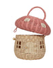 Rattan Mushroom Basket - Musk