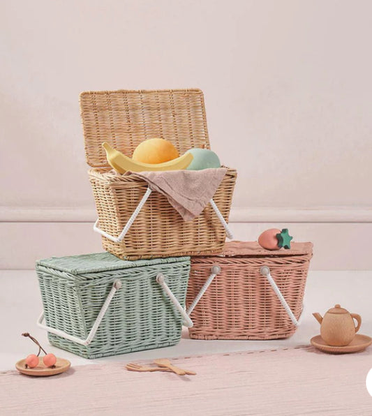 Piki Rattan Picnic Basket