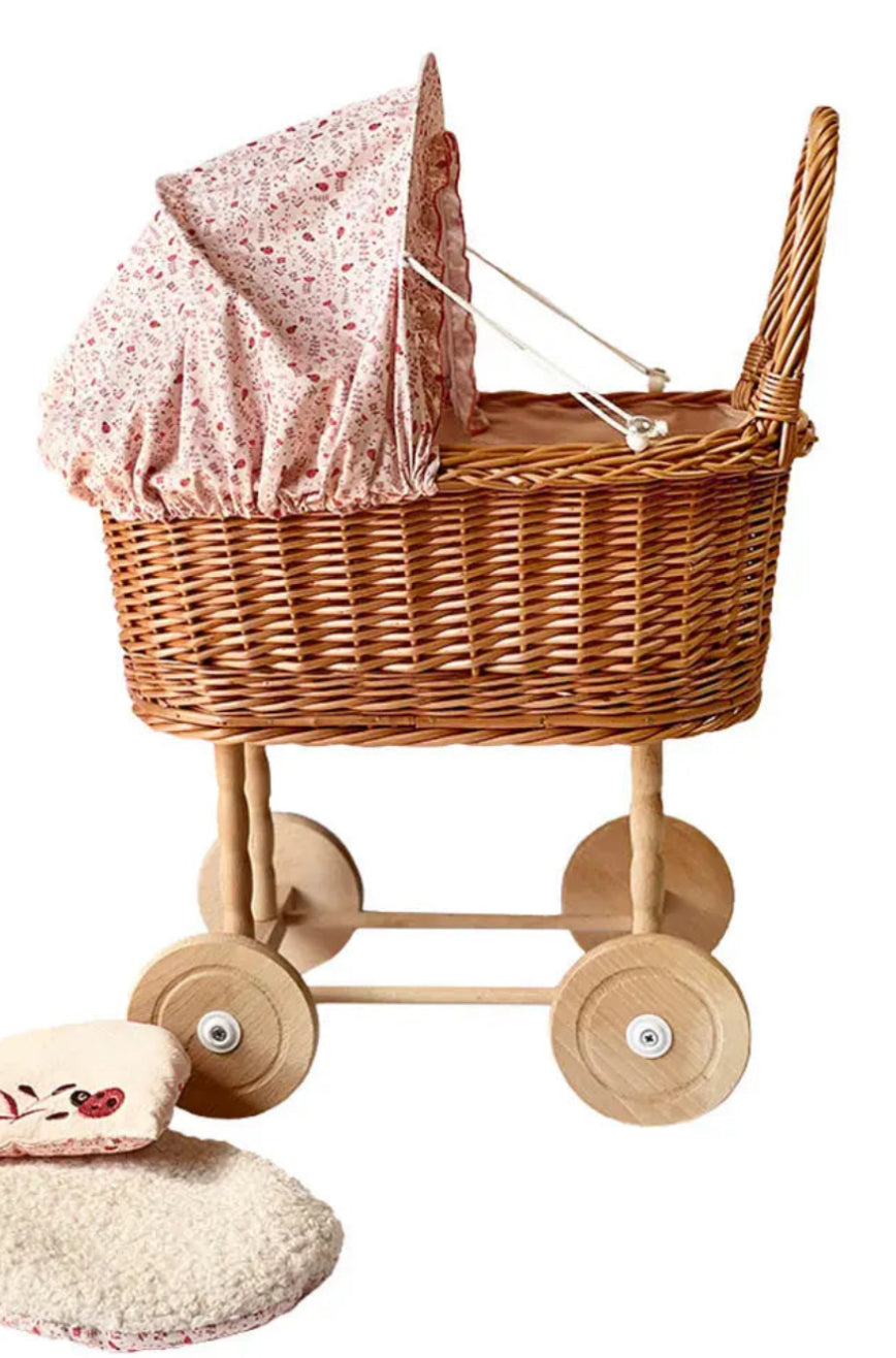 Wicker Pram Ladybug