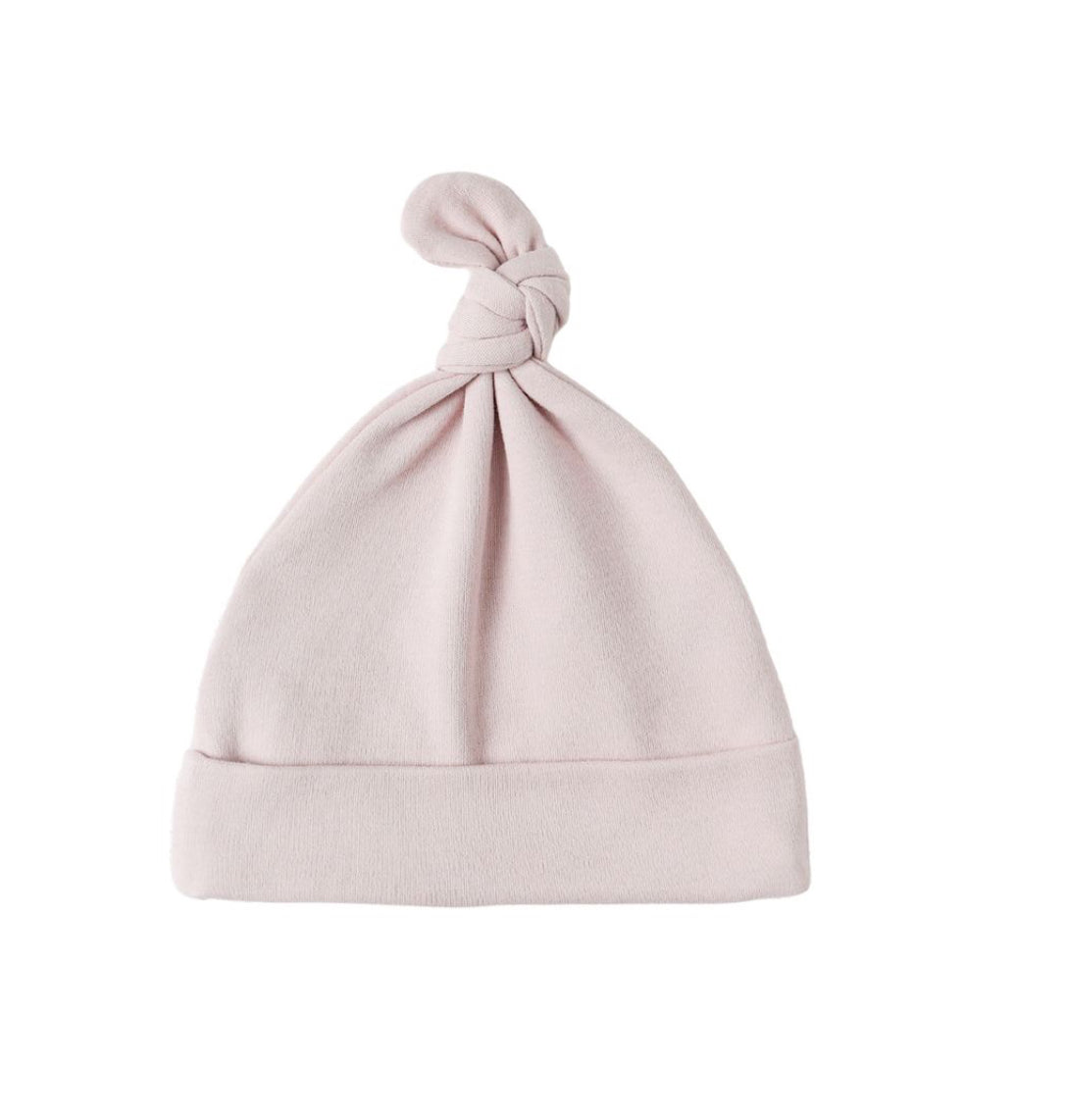 KNOTTED BABY HAT || LILAC