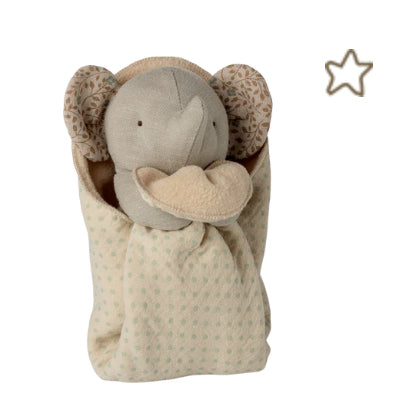 Lullaby friends, Elephant, Mini - Iron grey