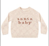 KNIT SWEATER SANTA BABY