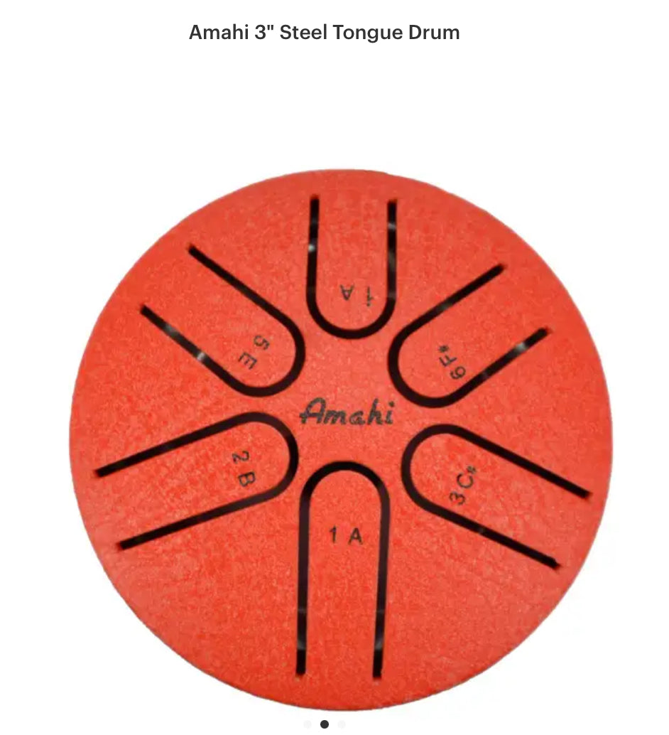 Steel Tongue Drum 3”