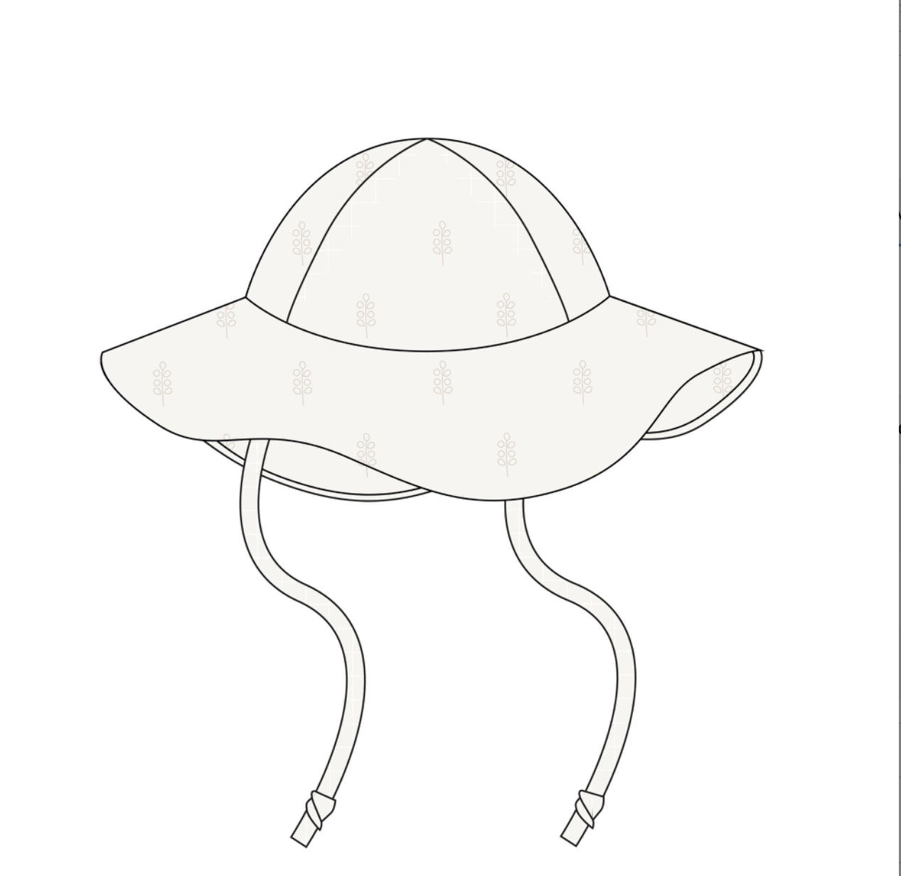 FLOPPY SUN HAT IVORY