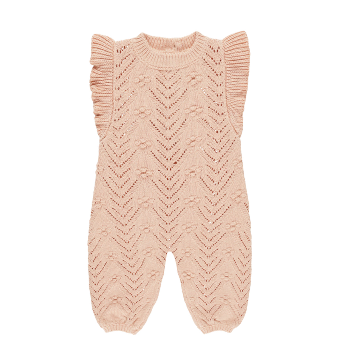 Mira Knit Romper || Melon
