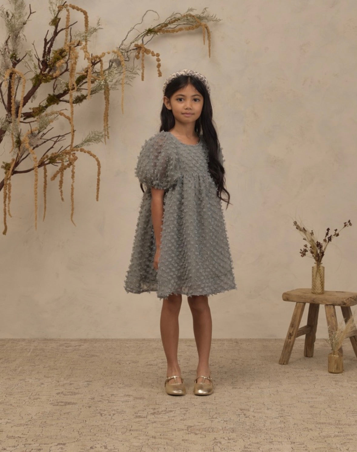 LUNA DRESS EUCALYPTUS