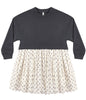 SWEATSHIRT DRESS VINTAGE FLEUR