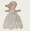 Baby mouse in gown - Mint