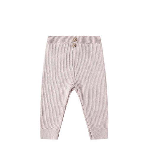 LILAC RIB KNIT LEGGING ||