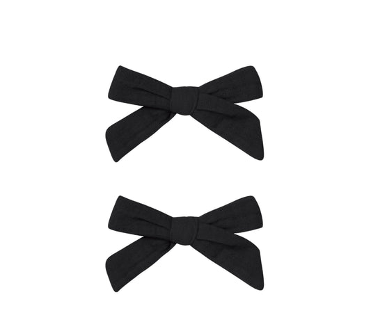 BOWS, SET OF 2 ||BLACK