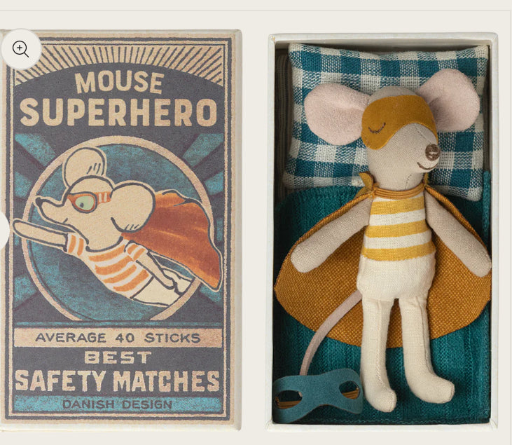 Super hero mouse, Little brother in matchbox