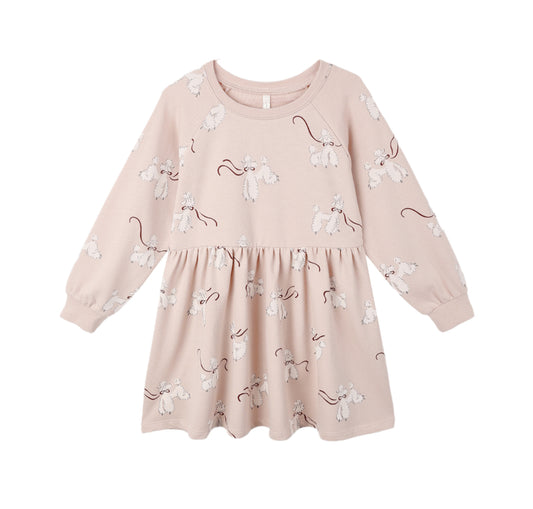 POODLES RAGLAN DRESS