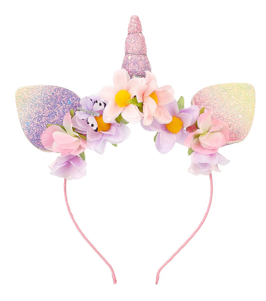 Head band Unicorn lilac