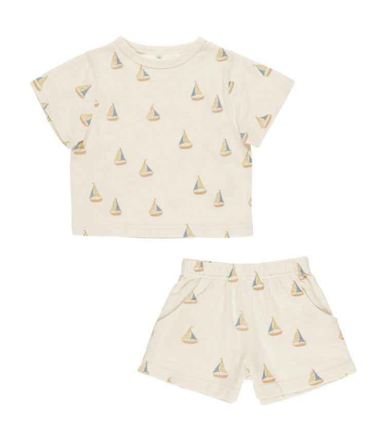 Play Set Sailboats IVORY