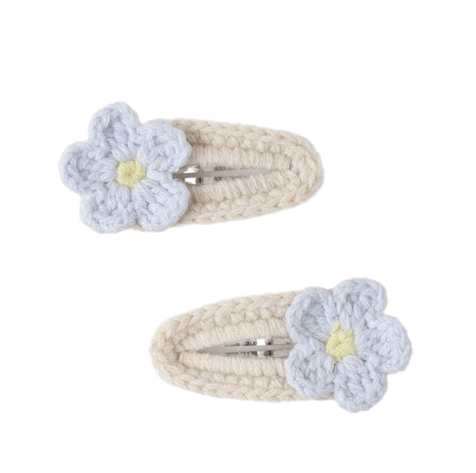 CROCHET CLIP SET NATURAL