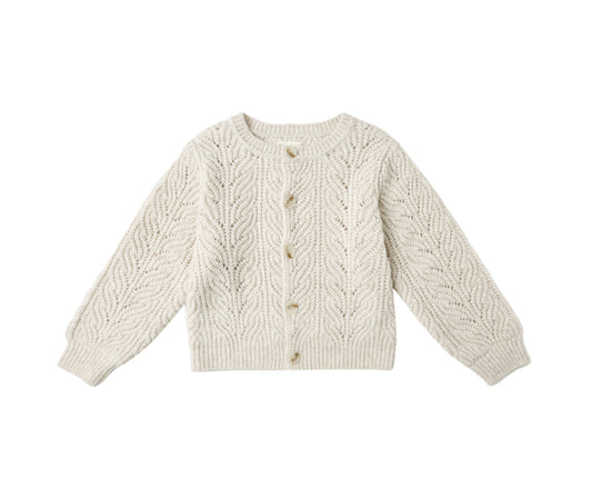 HEATHERED OATMEAL CHEYENNE CARDIGAN