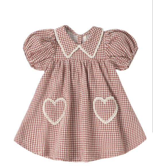 CORALINE DRESS || RED GINGHAM