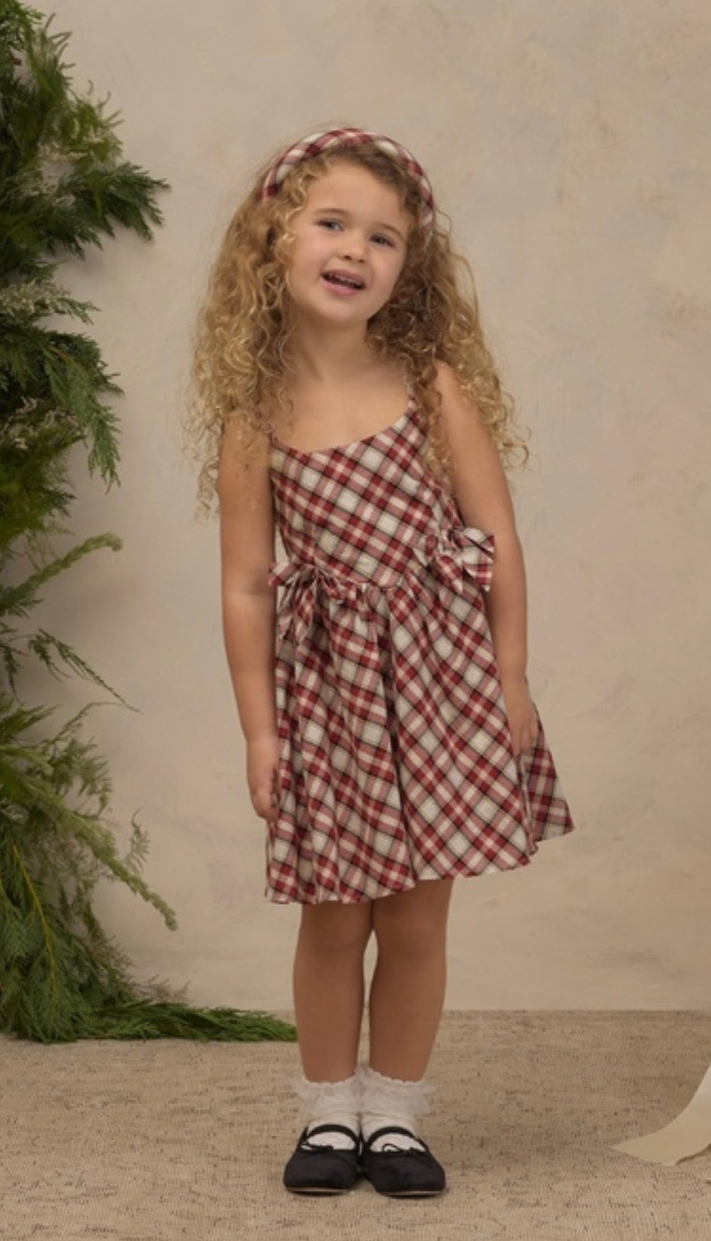 BETSY DRESS HOLIDAY TARTAN
