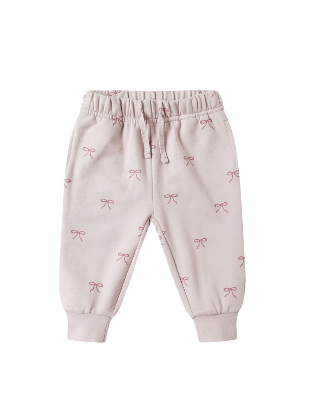 BOWS RUFFLE FLEECE SWEATSHIRT+ SWEATPANT SET ||