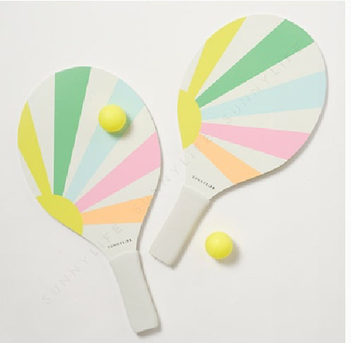 Pool Side Beach Paddle Set Pastel Gelato