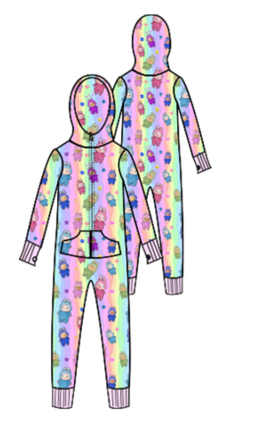 Fuzzy Doll Plush Onesie