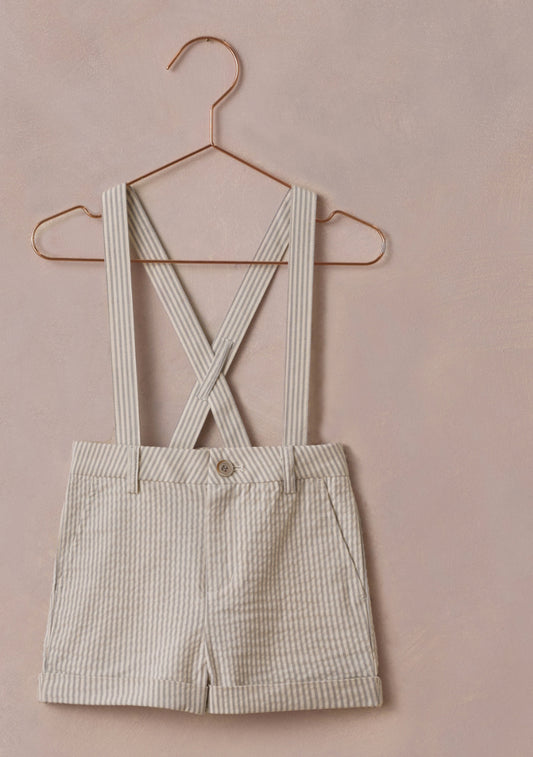 Suspender Short | Sage Stripe
