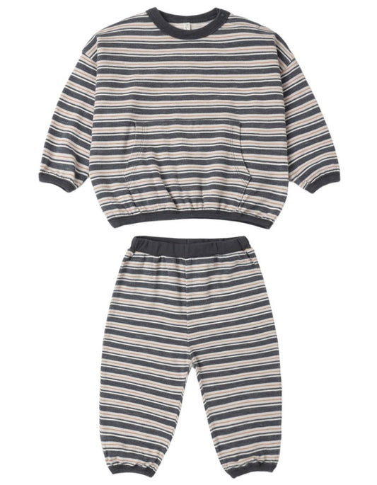 RELAXED SET BLUE STRIPE