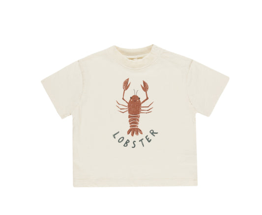 RELAXED TEE LOBSTER coastal collection- evergreen piece