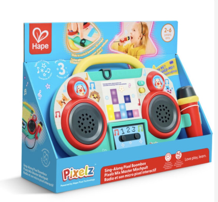 Sing-Along Pixel Boombox