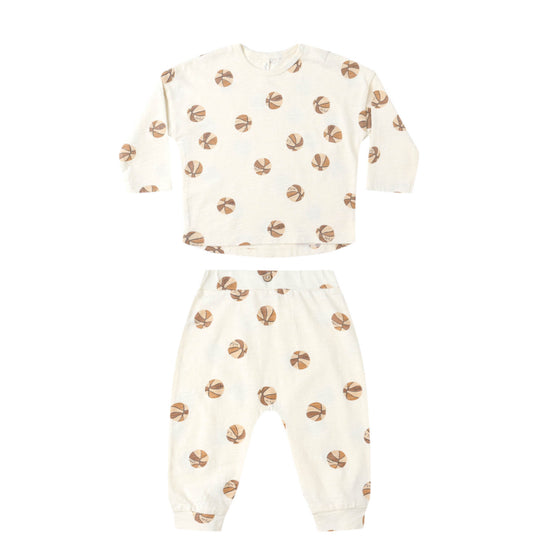 BASKETBALL LONG SLEEVE TEE + PANT SET ||