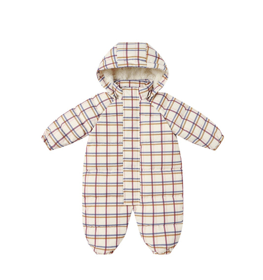 PUFFER ONEPIECE || MULTI-PLAID