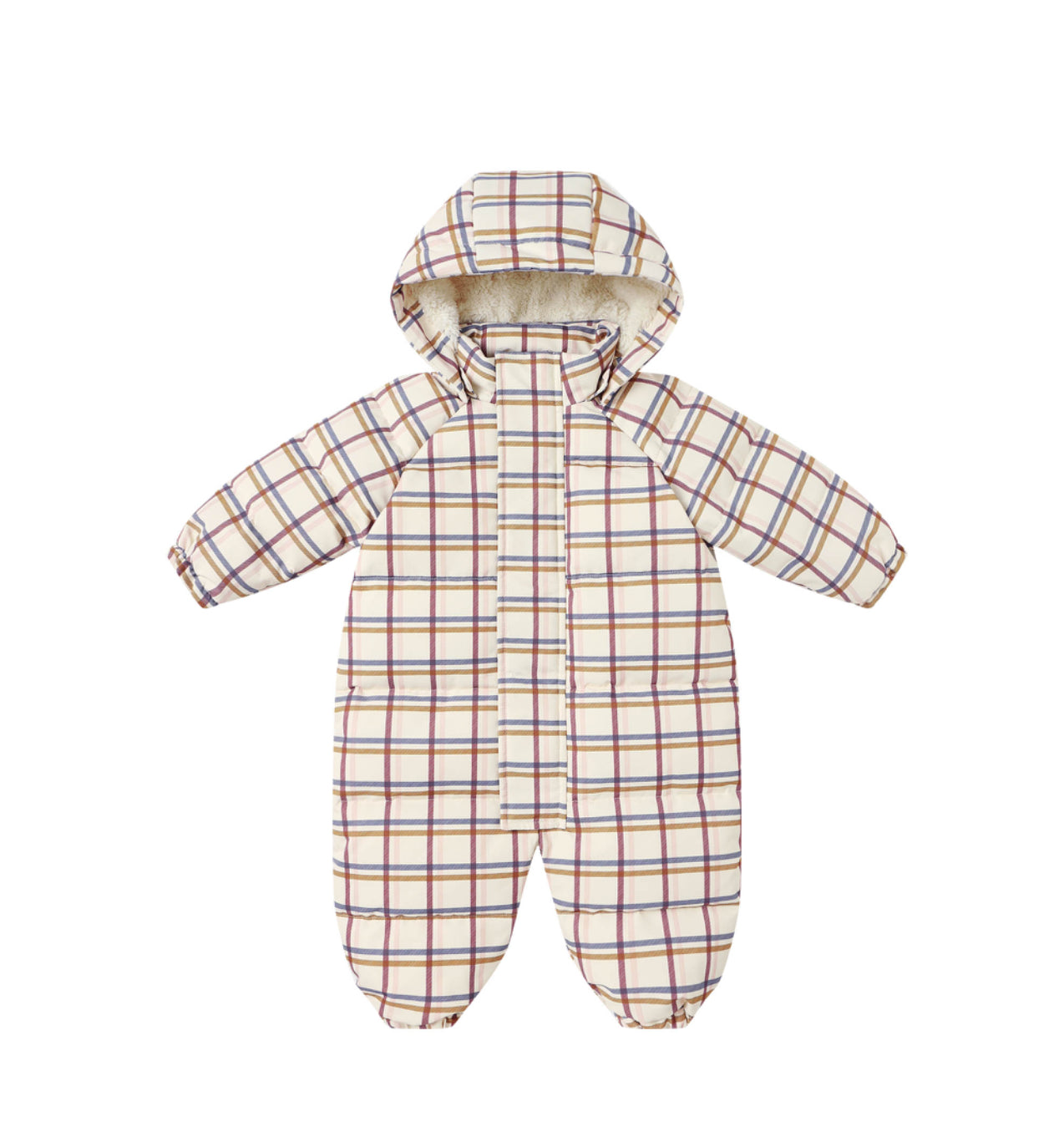 PUFFER ONEPIECE || MULTI-PLAID
