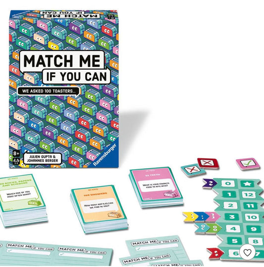 Match Me If You Can Party Board Game