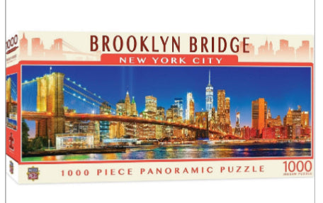 American Vista Panoramic - Brooklyn Bridge 1000 Piece Puzzle