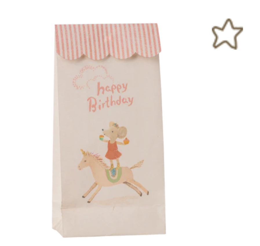 Goodie bag - Happy birthday - Unicorn, 12 pcs.