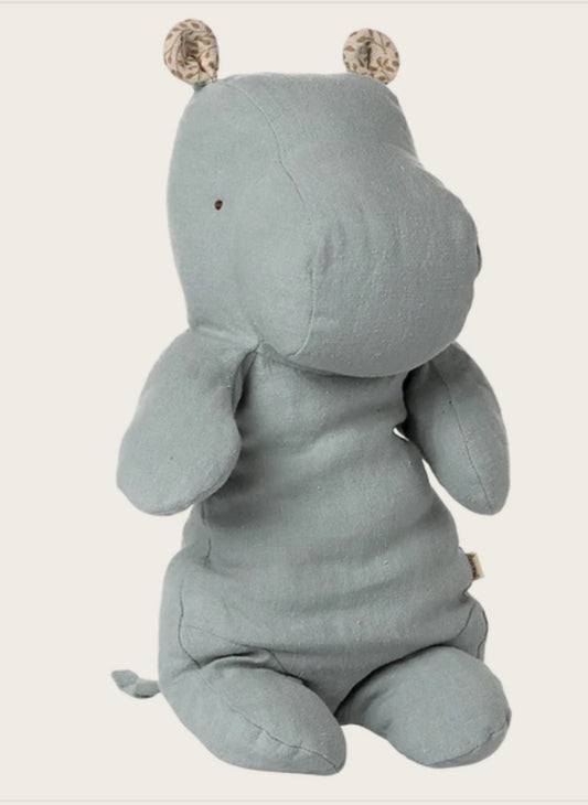 Safari friends, Hippo, Medium - Blue grey