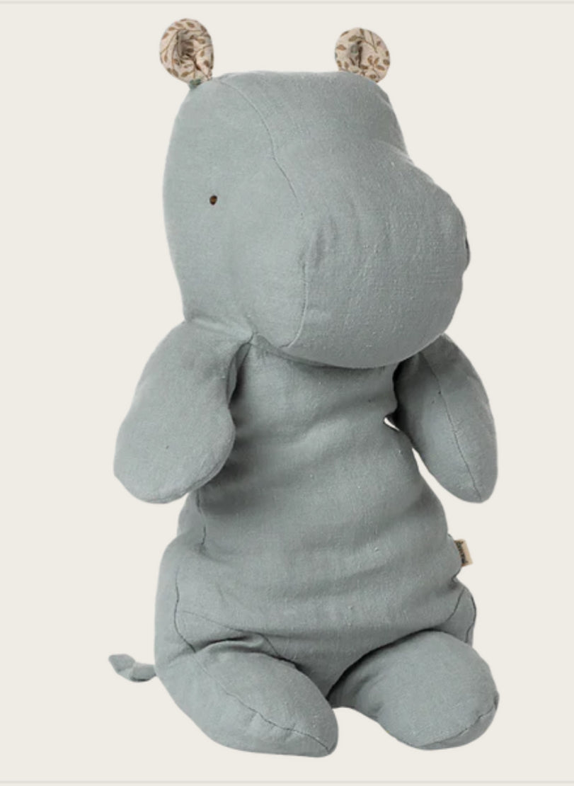 Safari friends, Hippo, Medium - Blue grey
