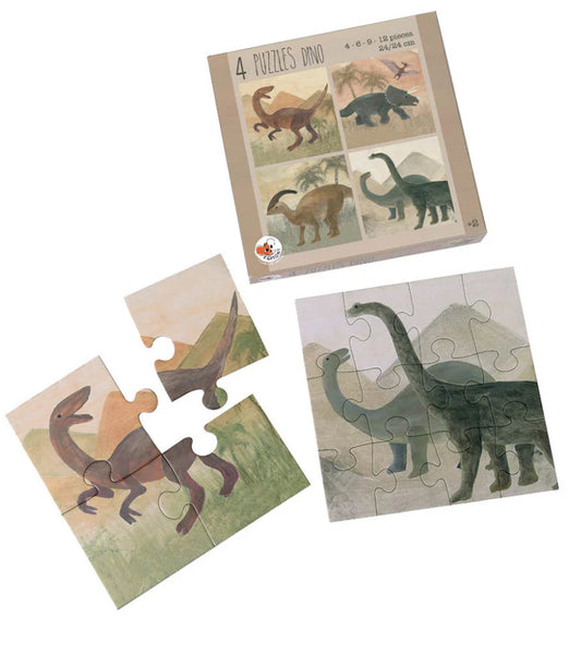4 Puzzles Dino