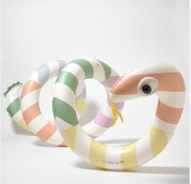 Giant Inflatable Noodle Poolside Sorbet Stripe
